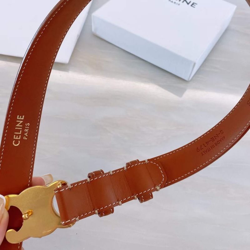 Celine Triomphe Cowhide Belt WB001135