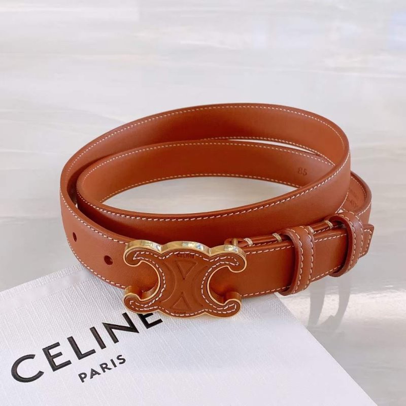 Celine Triomphe Cowhide Belt WB001135