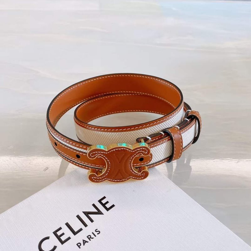 Celine Triomphe Cowhide Belt WB001136