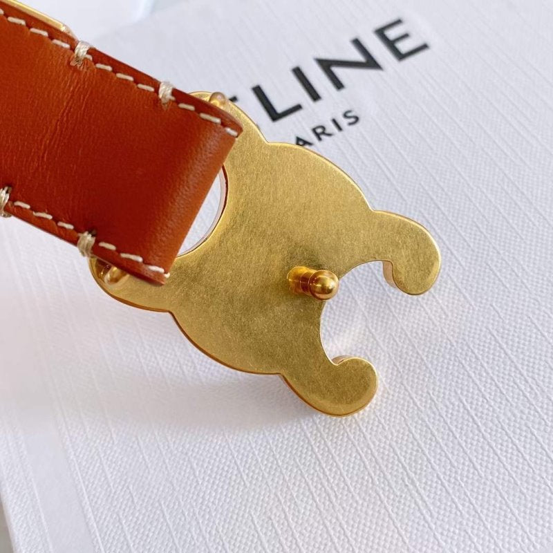 Celine Triomphe Cowhide Belt WB001137