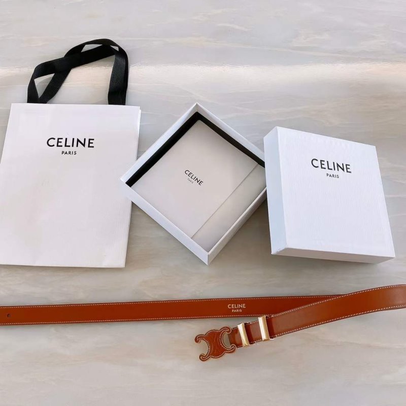 Celine Triomphe Cowhide Belt WB001137