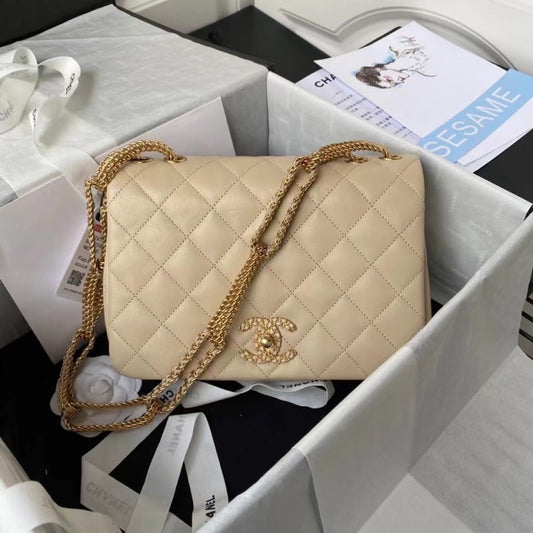 Chanel Beige Flap Bag BCH00773