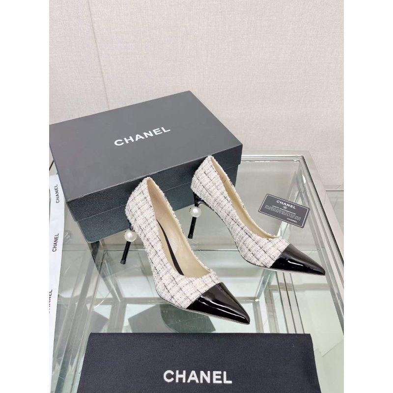 Chanel Coco Pointy Heeled Shoes SHS05469