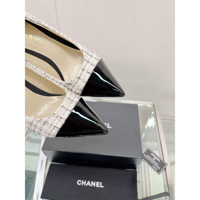 Chanel Coco Pointy Heeled Shoes SHS05469