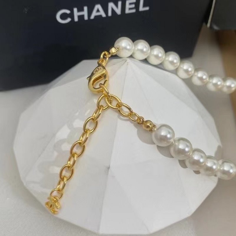 Chanel Double C Pearl Chain JWL00751