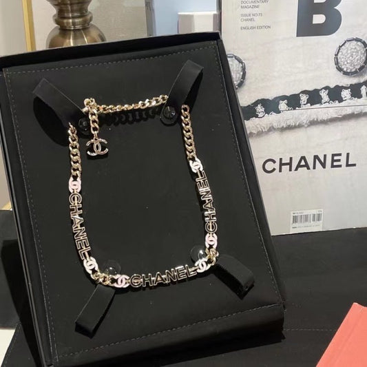 Chanel Enamel Letter Chain JWL00775