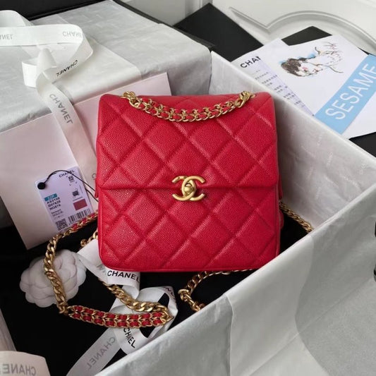 Chanel Red Flap Bag BCH00769