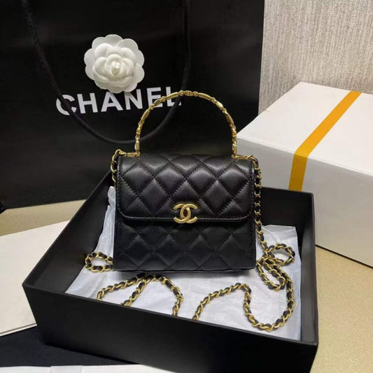 Chanel Buckle Hand Bag BG02137