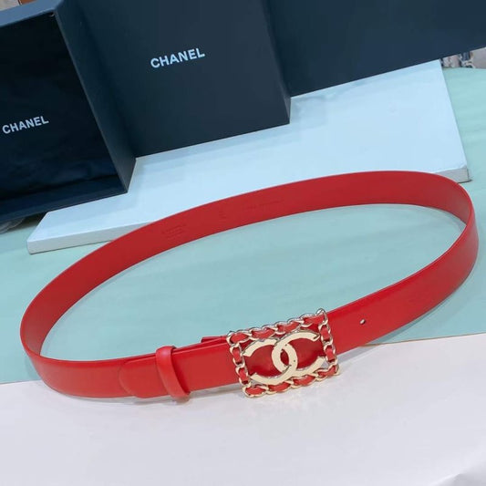 Chanel CC Classic Leather Belt WB001167