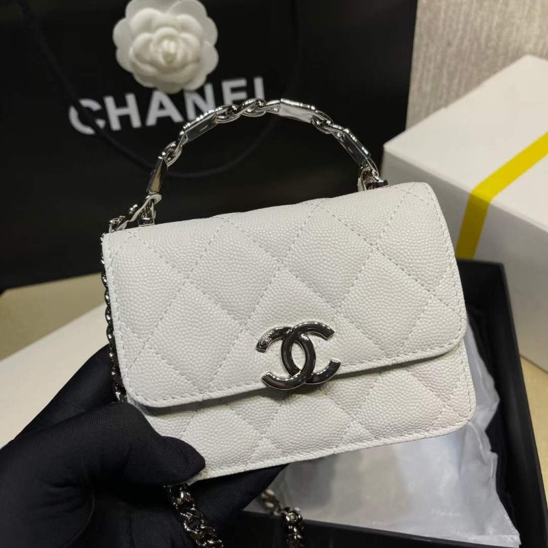 Chanel Enamel Handle Bag BG02146
