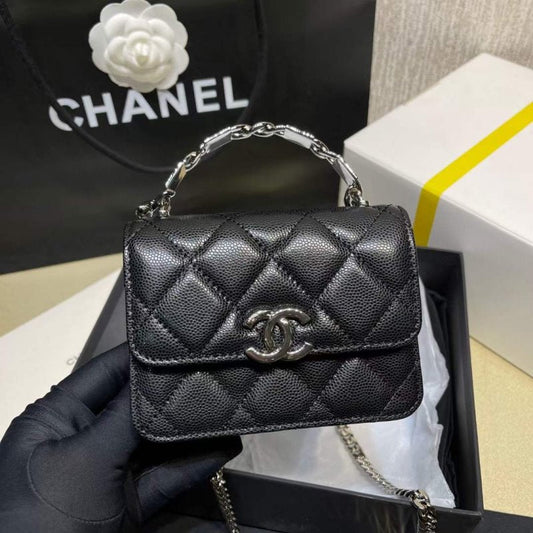 Chanel Enamel Handle Bag BG02147