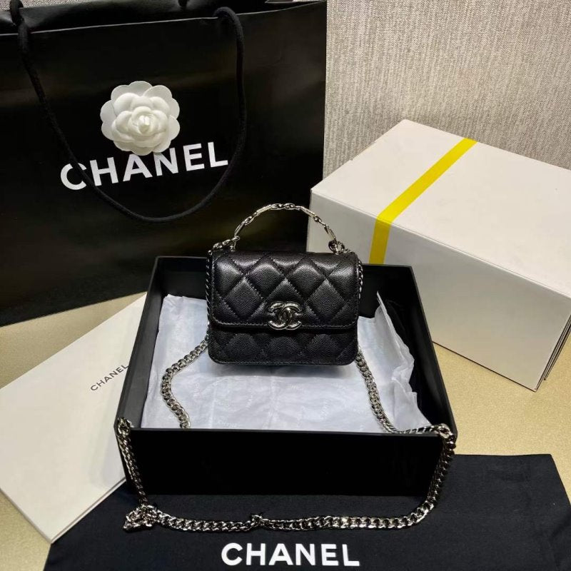 Chanel Enamel Handle Bag BG02147