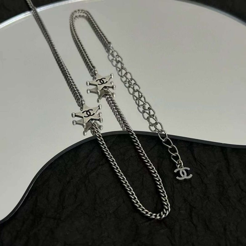 Chanel Medieval Double C Necklace JWL00185