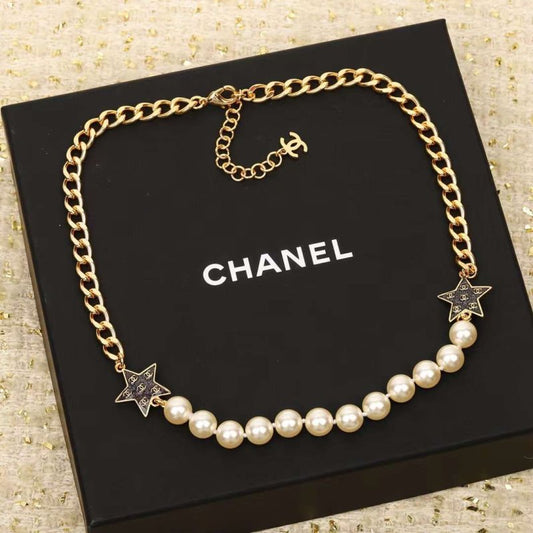 Chanel Pearl Star Necklace JWL00213