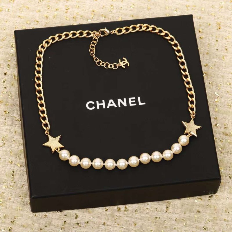 Chanel Pearl Star Necklace JWL00213