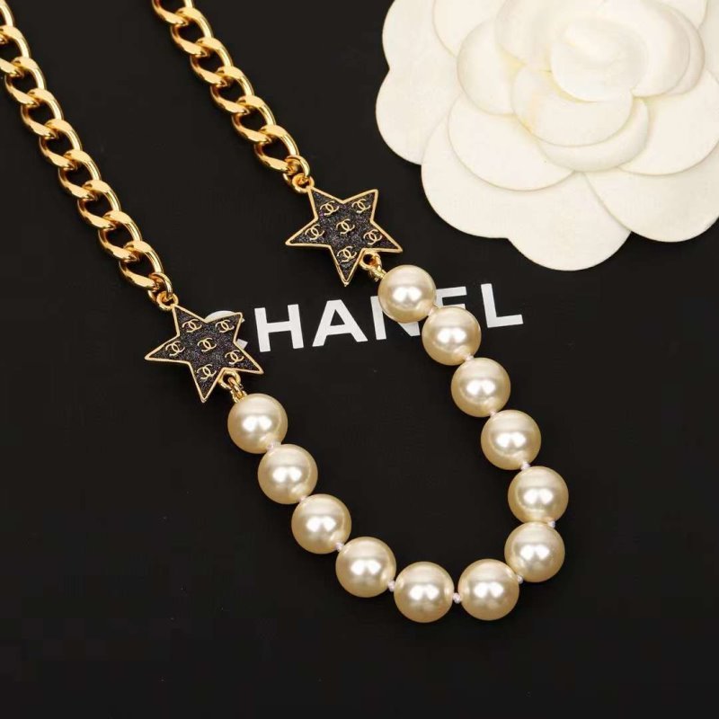 Chanel Pearl Star Necklace JWL00213
