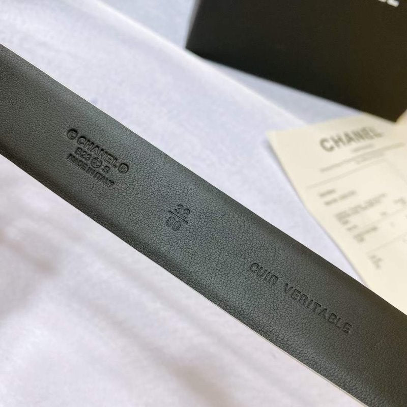 Chanel Rhinstone CC Cowhide Belt WB001174