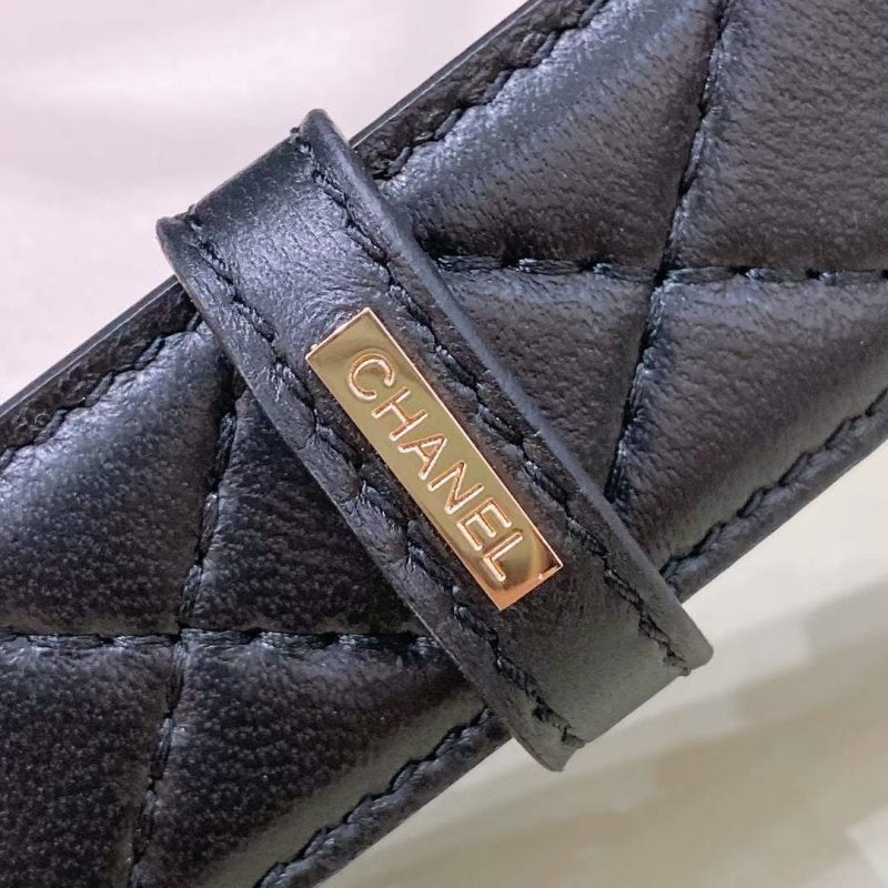 Chanel Rhinstone CC Cowhide Belt WB001175