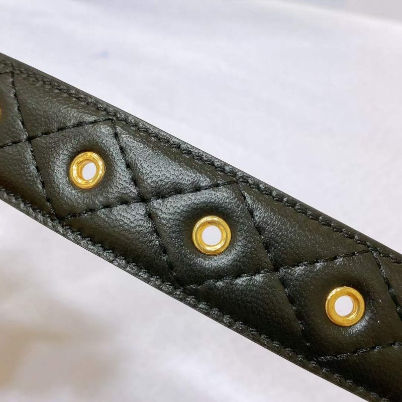 Chanel Rhinstone CC Cowhide Belt WB001175
