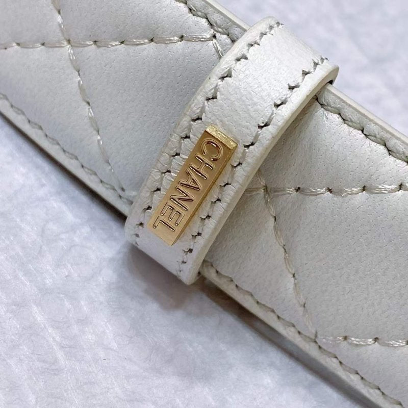 Chanel Rhinstone CC Cowhide Belt WB001177