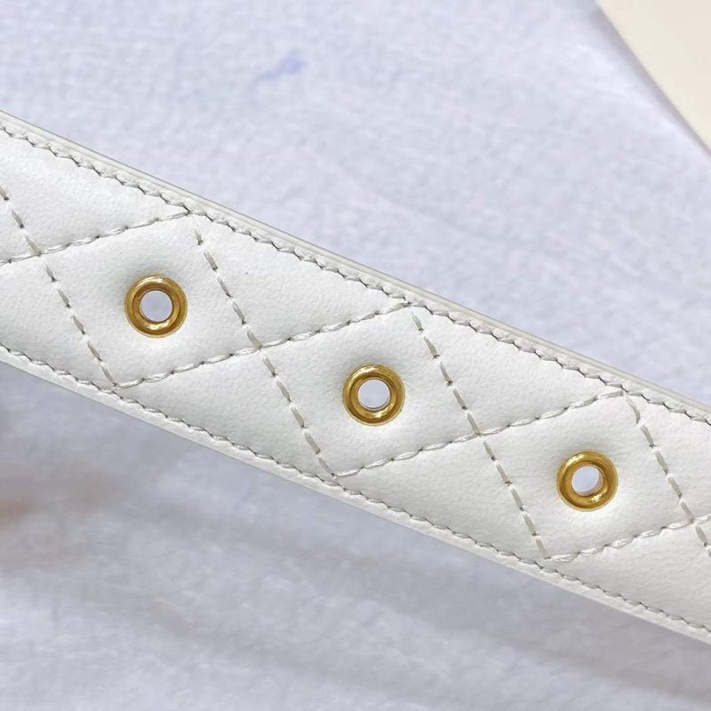 Chanel Rhinstone CC Cowhide Belt WB001177