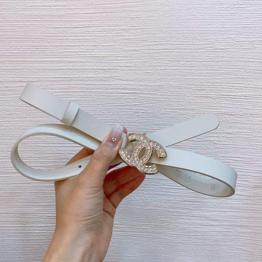 Chanel Rhinstone CC Cowhide Belt WB001185