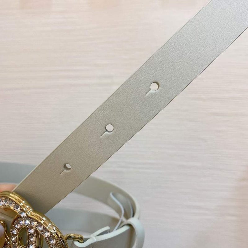 Chanel Rhinstone CC Cowhide Belt WB001185