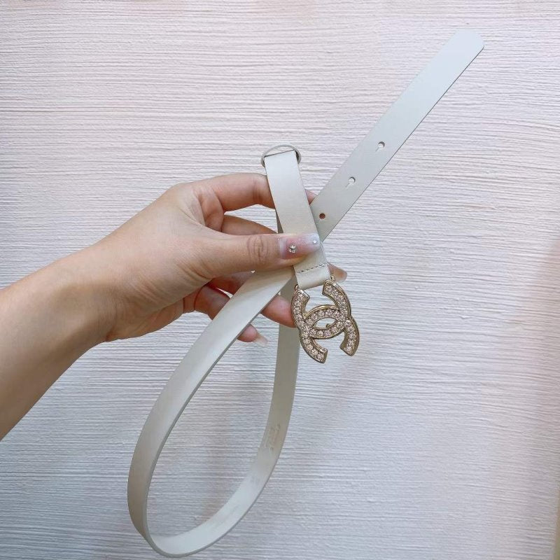 Chanel Rhinstone CC Cowhide Belt WB001185