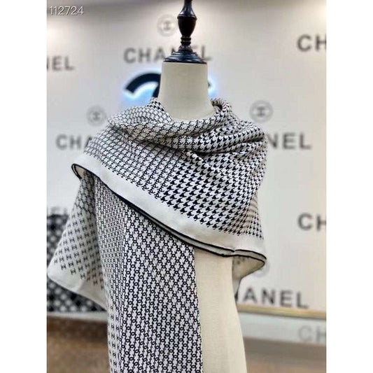 Chanel Silk and Cashmere Scarf SS001216