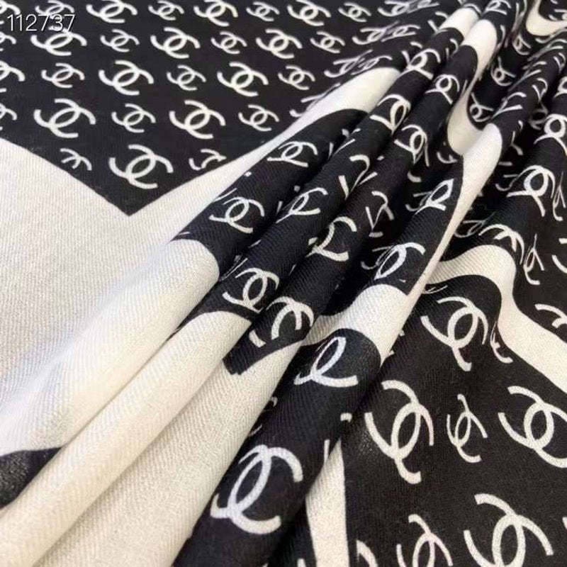 Chanel Silk and Cashmere Scarf SS001218
