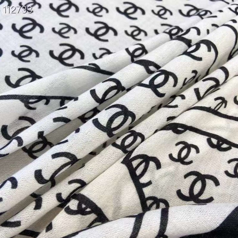 Chanel Silk and Cashmere Scarf SS001219