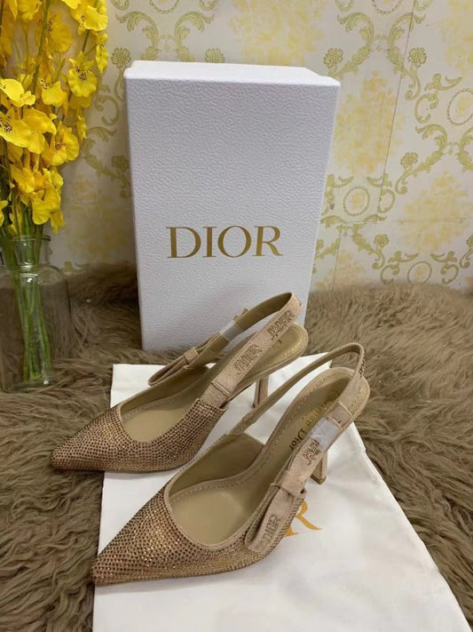 Dior Brown Heeled Sandals SHS02528