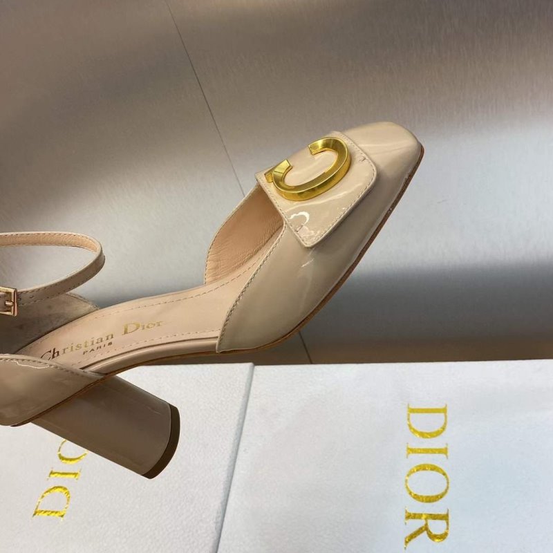Dior Square Head Single Shoes SH00152