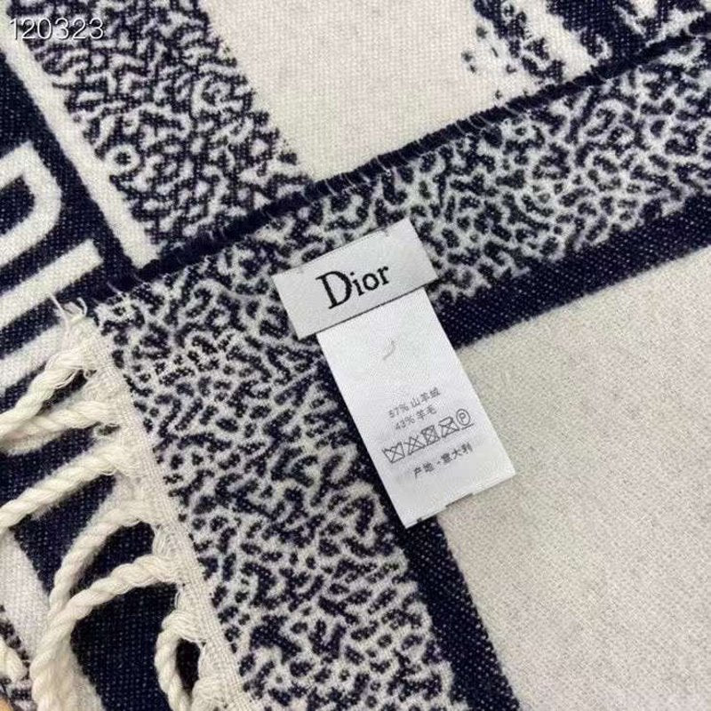 Dior Wool and Cashmere Square Scarf SS001009