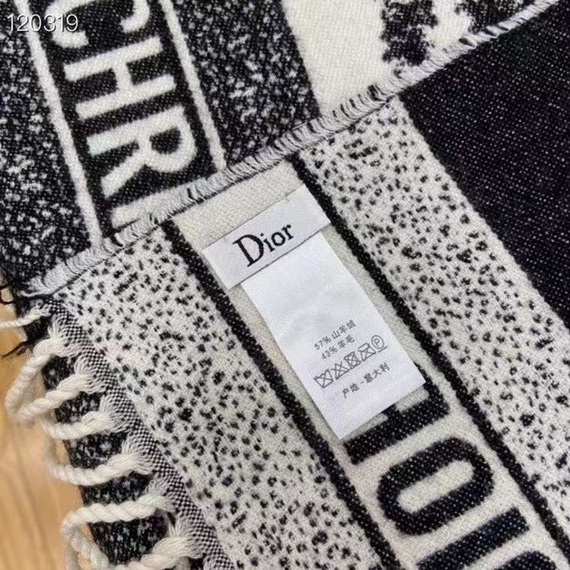 Dior Wool and Cashmere Square Scarf SS001010