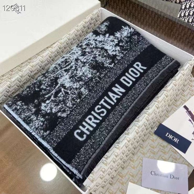 Dior Wool and Cashmere Square Scarf SS001012