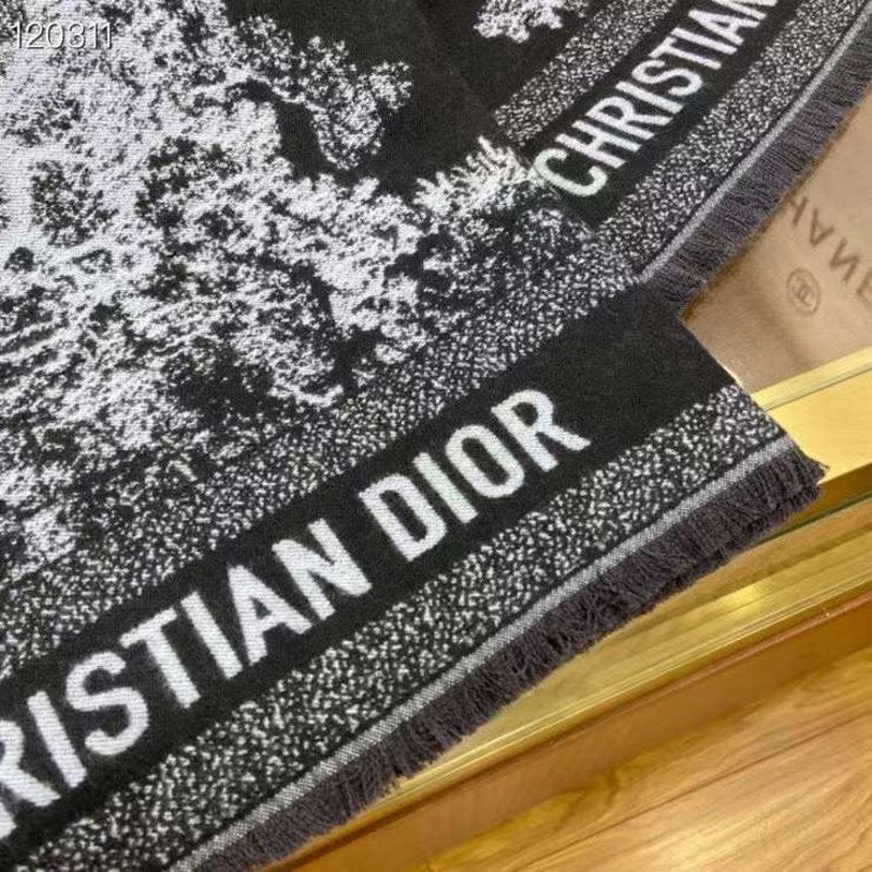 Dior Wool and Cashmere Square Scarf SS001012