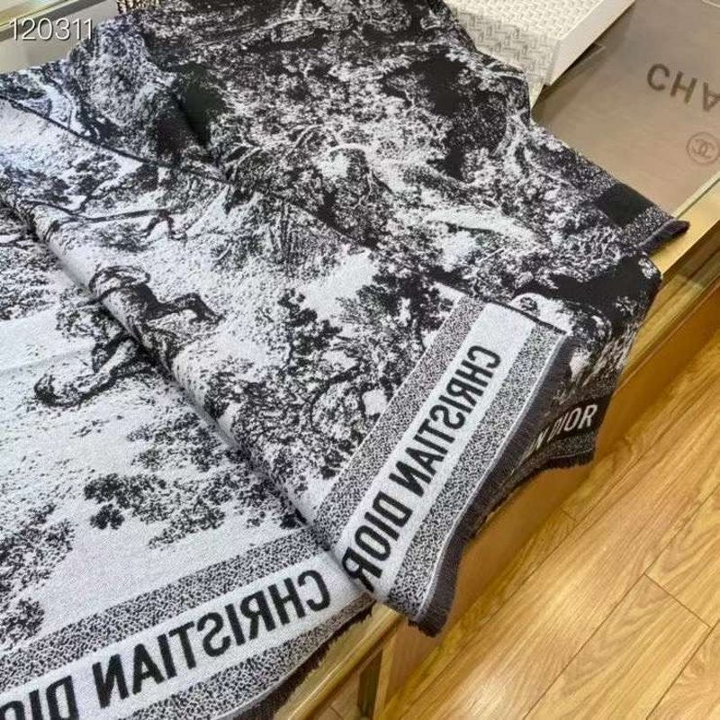 Dior Wool and Cashmere Square Scarf SS001012