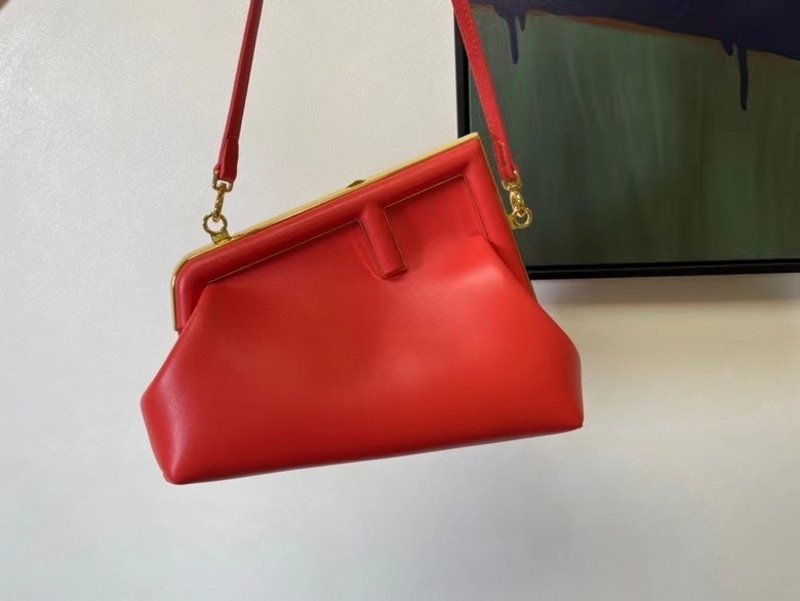 Fendi Red Leather Bag BFND9947