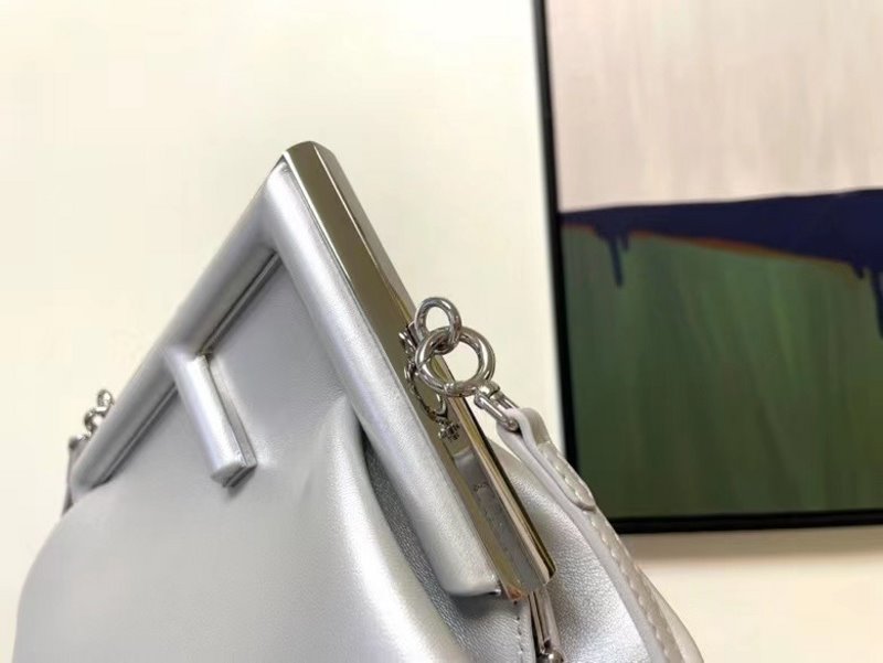 Fendi White Leather Bag BFND9946