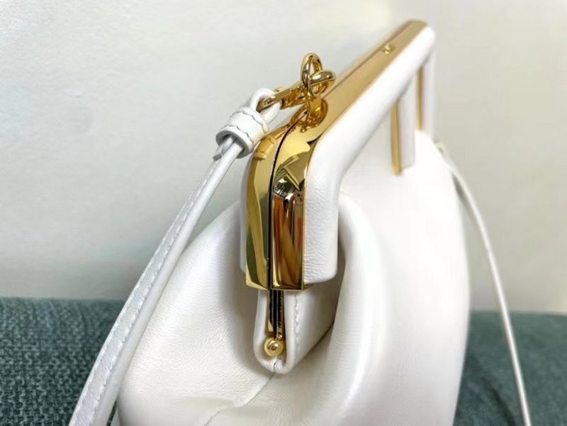 Fendi White Leather Bag BFND9949