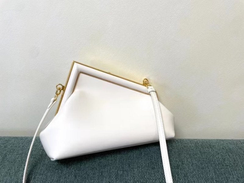 Fendi White Leather Bag BFND9949