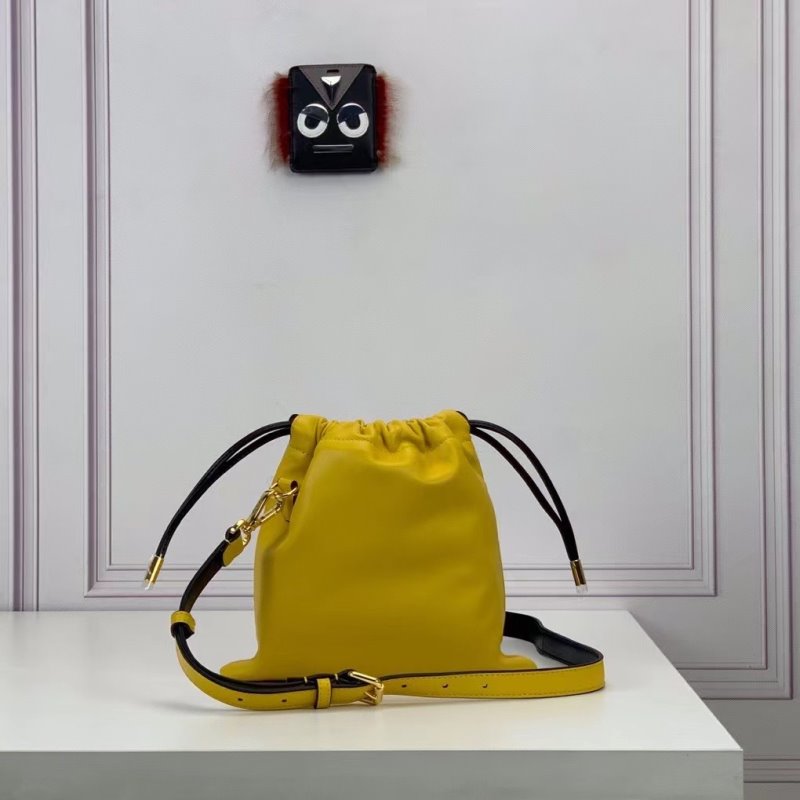 Fendi Yellow Bucket Bag BFND9896
