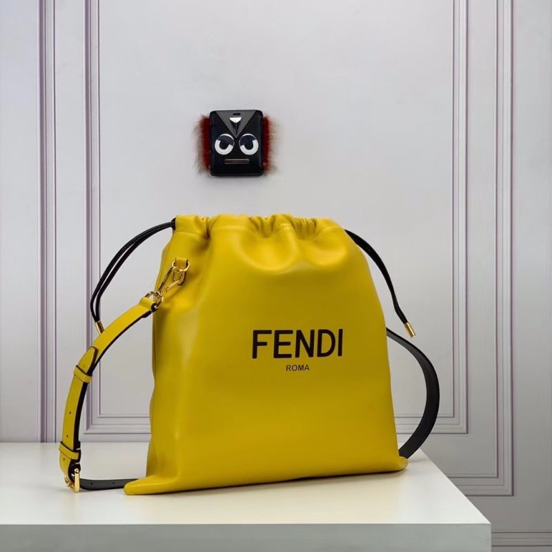 Fendi Yellow Bucket Bag BFND9897