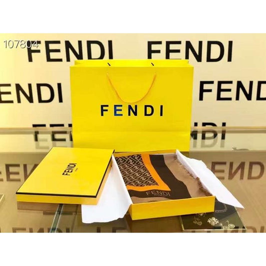 Fendi Wool Cashmere Square Scarf SS001040