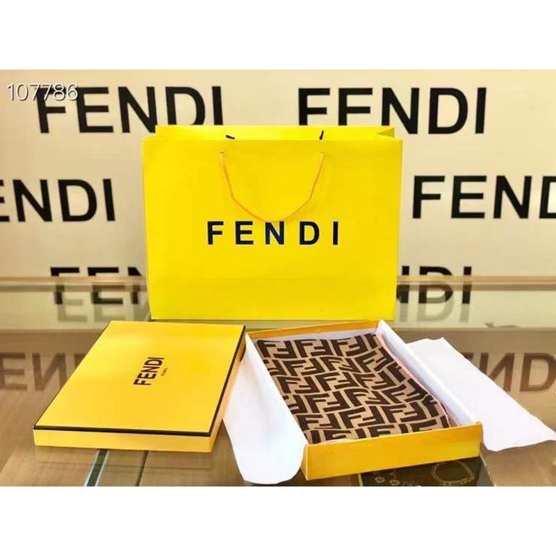 Fendi Wool Cashmere Square Scarf SS001042