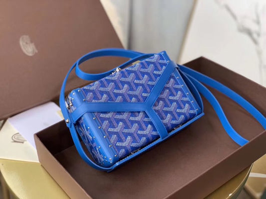 Goyard Blue Box Bag GYD00183