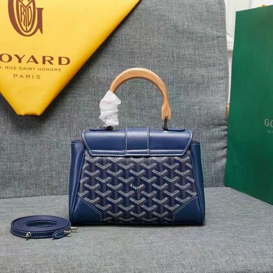Goyard Blue Saigon soft souple bag GYD00166