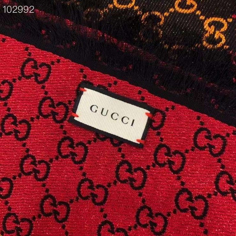 Gucci Rayon and Cotton Scarf SS001061