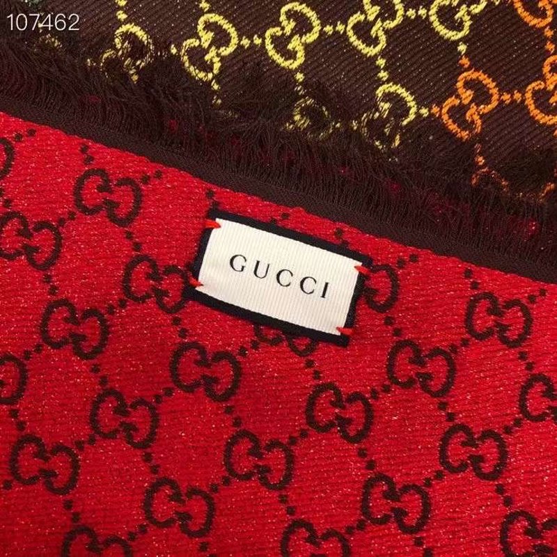 Gucci Rayon and Cotton Scarf SS001062